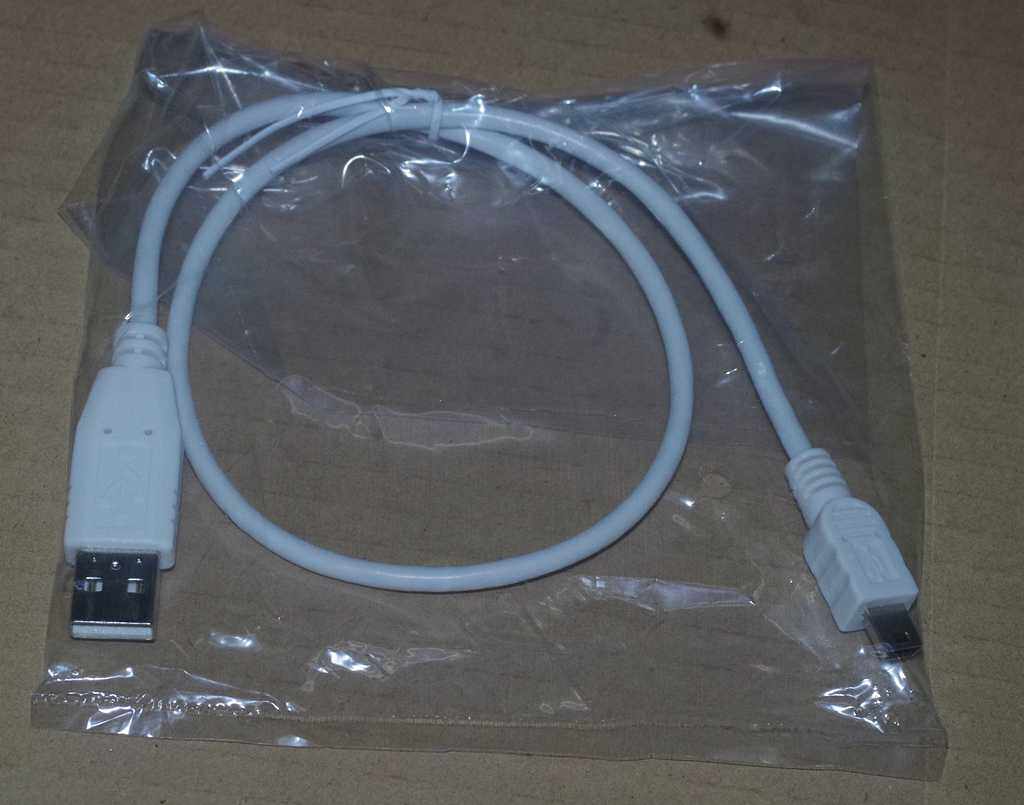 Mini 5P Old paragraph MP3 data line white about four 50 CM long left right