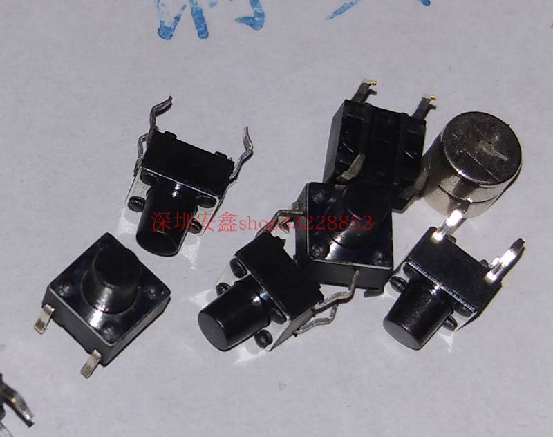 1 Yuan 10 6 * 6 * 7 All copper not stained with magnetic light switch key switch square handle switch