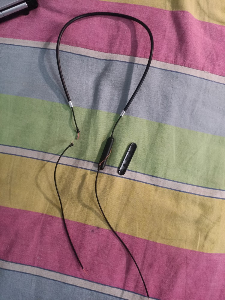 diy bluetooth headphone head beam cable battery box diy motherboard