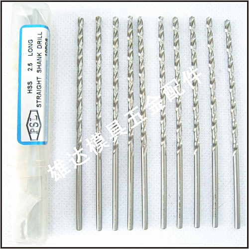 American PSL high-speed network HSS straight handle lengthened drill bit drill bit 2 1-3 1mm interval 0 1mm drill C