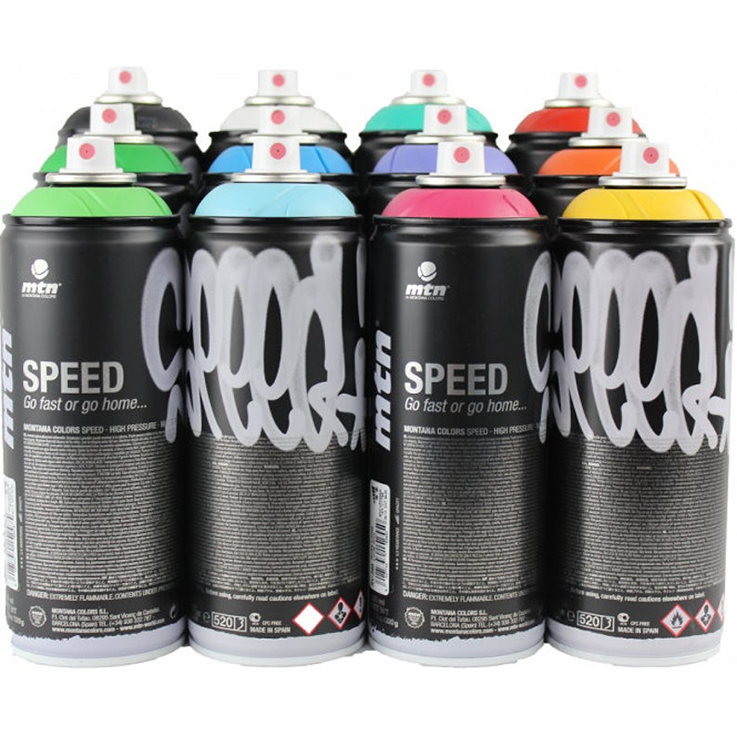 ] Spain imported MTN SPEED graffiti spray paint Imported graffiti spray paint