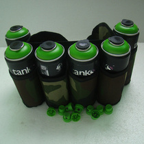 Doodle Chinese spray paint fanny pack can put 6 bottles excluding spray paint