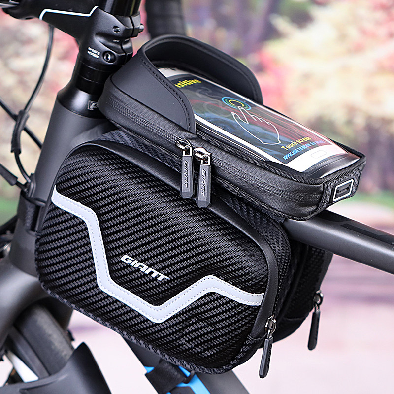 Giant Giant Bike Charter Front Pack Mountain Bike Saddle Bag Mobile Phone Tube Pack Touch Screen Riding Gear