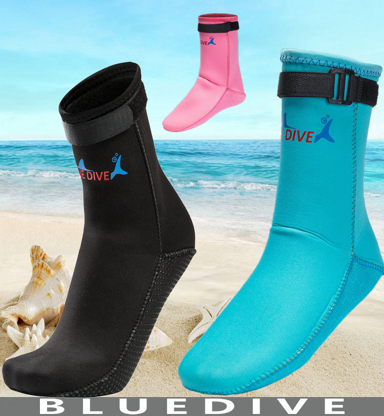 BLUEDIVE Snorkeling 3mm Skiing Skating Skay Skay Skay Skay Skating Sky Sky Sky Socks and Winter Snorkeling Socks for Adult Snorkeling Socks