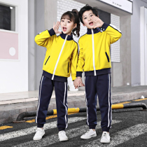 School uniforms for primary school students spring and autumn suits sportswear childrens class uniforms college style autumn kindergarten uniforms two-piece set tide