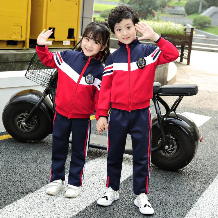 Kindergarten uniform spring and autumn two-piece baseball uniform children's sports meeting class uniform elementary and middle school students school uniform suit