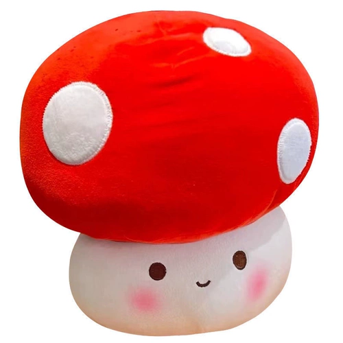 Милая плюшевая кукла с грибочками-гвоздиками, игрушка, подушка, подарок на день рождения