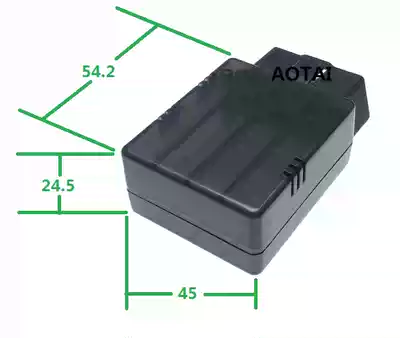 OBD plug connector ELM327 Bluetooth OBD plug housing