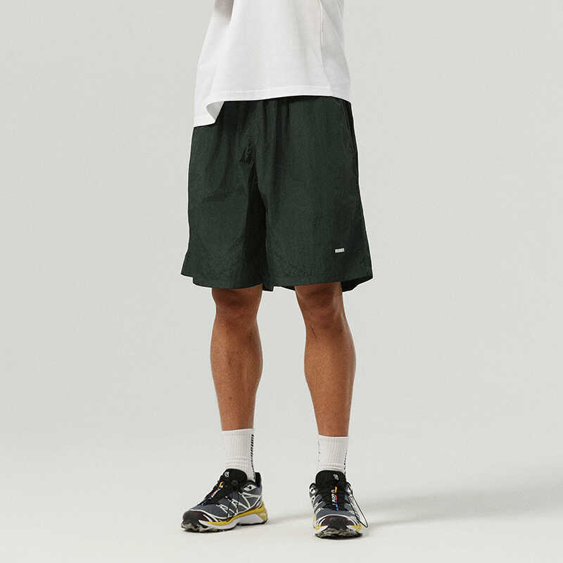 Rumex Outdoor Functional Workwear Style Metal Nylon Sports Shorts, Lightweight Drawstring Cool-Feeling Five-Point Large Size Pants