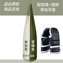 Self-contained canvas adult children taekwondo hanging style sanda boxing sandbags iron sand empty sandbag delivery gloves