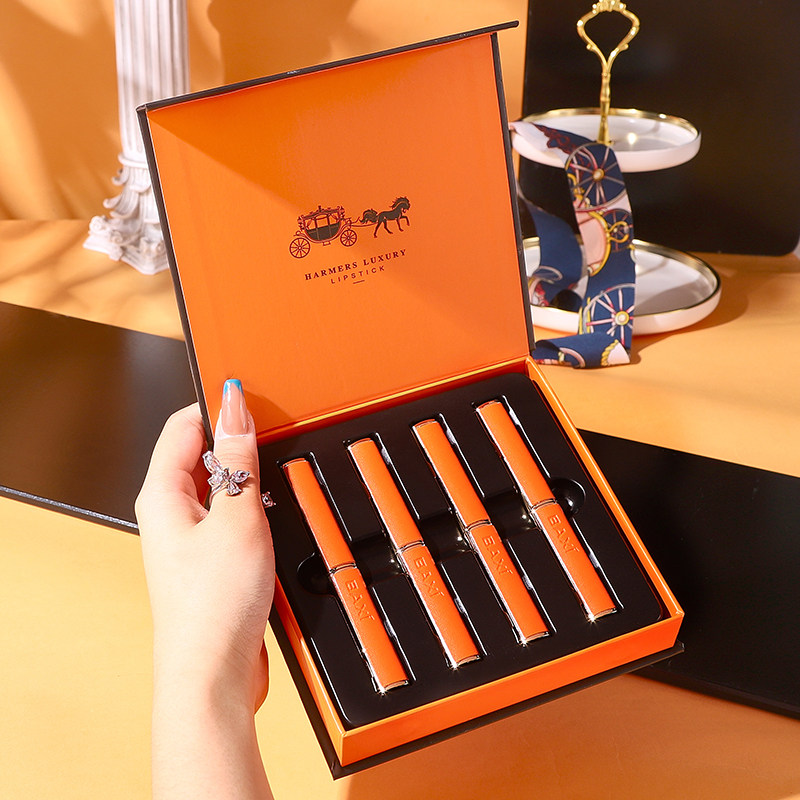 Li Jiaqi recommends a small thin tube diary lipstick set, a matte, affordable, big-name, non-fading, non-stick cup birthday gift