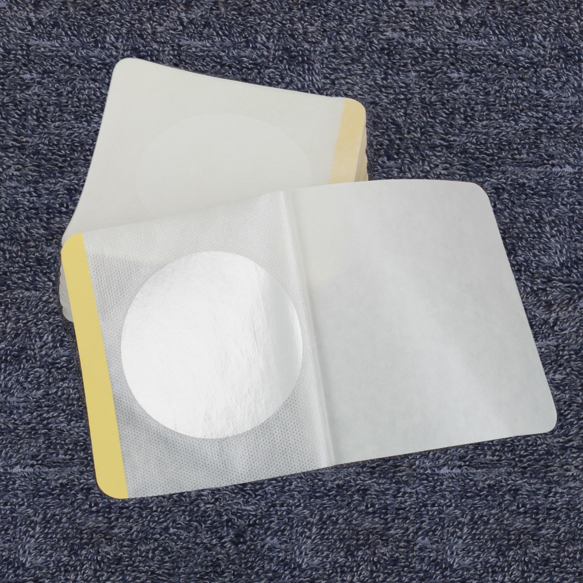 16x16 black plaster cloth, center diameter 12 5CM, one layer of cloth, one layer of paper, 500 sets wholesale