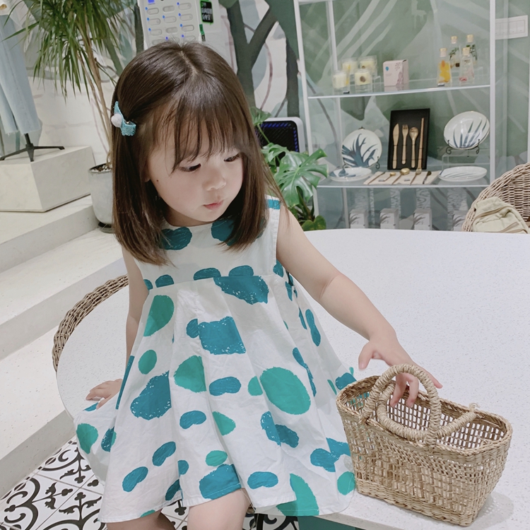 Váy bé gái đại dương 2019 hè mới Hàn Quốc bé bé baby váy công chúa lưới đỏ quần áo trẻ em - Váy váy trẻ em 11 tuổi