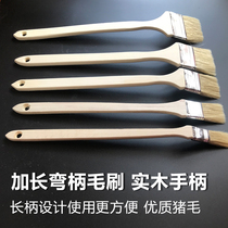 Shenhou brand long-handled paint brush industrial marine barbecue soft-bristled dust cleaning brush plus long-handled pig hair brush