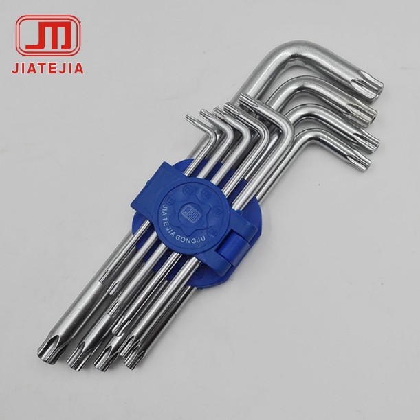 JIATEJIA plum six-angle wrench middle hole flower wrench set Six-pointed star flower combination 6-pointed star