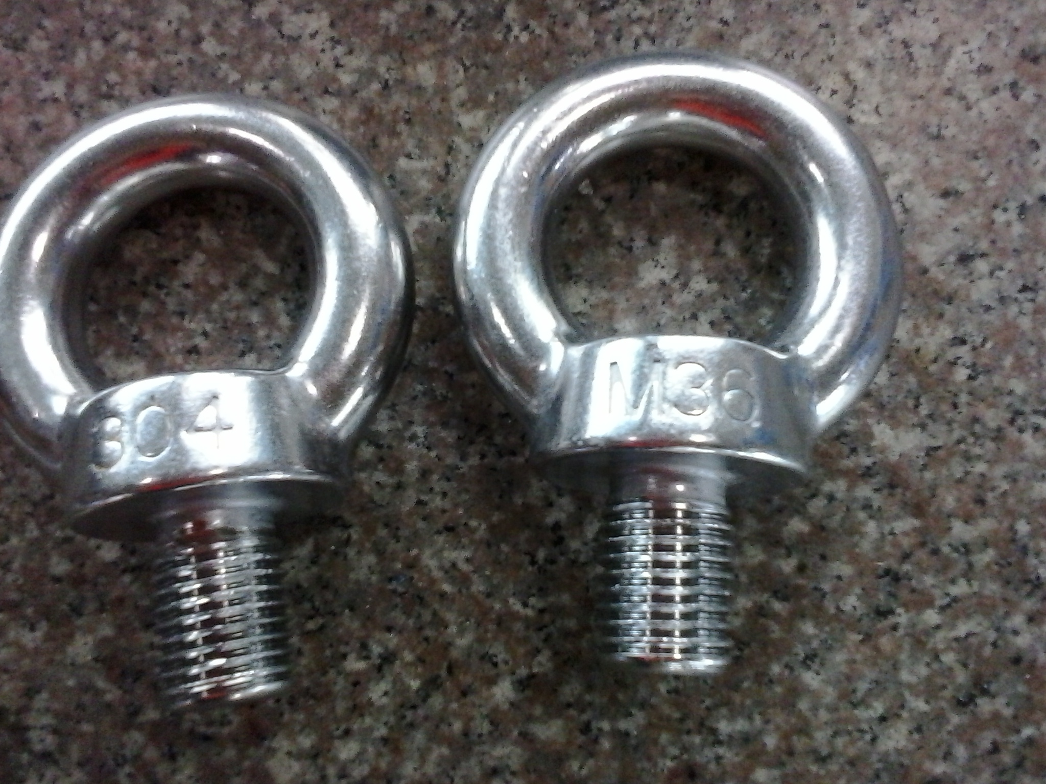 Stainless steel rings screw rings bolts hanging tight screws M24-Taobao