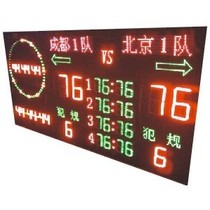 Three-meter long table tennis badminton basketball match score points scoreboard with 24 s scooters