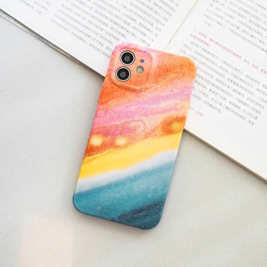 False Colour Voyager 2 Saturn Clouds iPhone Case