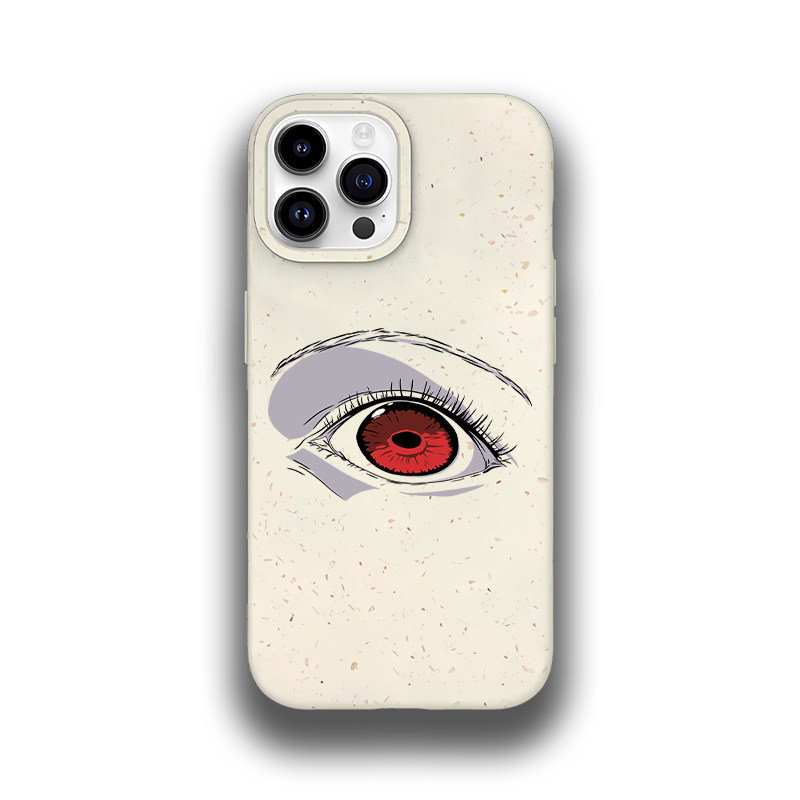 Anime Eye Design Silicone Soft iPhone Case