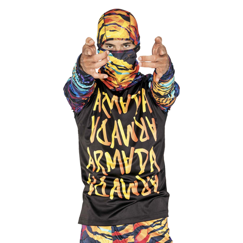 2018-19 ARMADA CONTRA CREW L S Spring wicking deodorant comfortable long-sleeved T-shirt men's