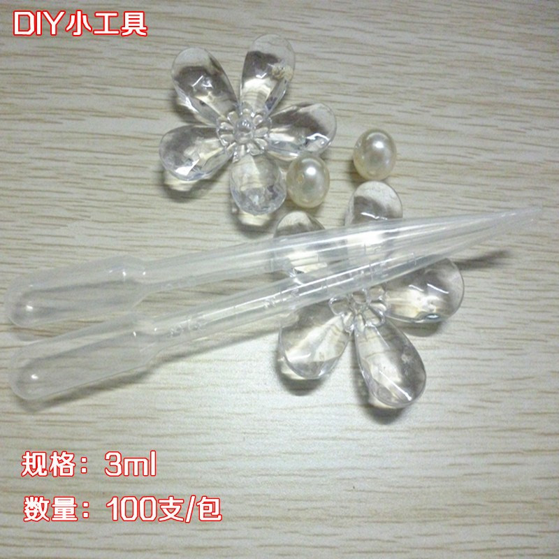 DIY small tools Fragrance pipette with scale dropper Dispensing Straw operation Simple and convenient 3ml