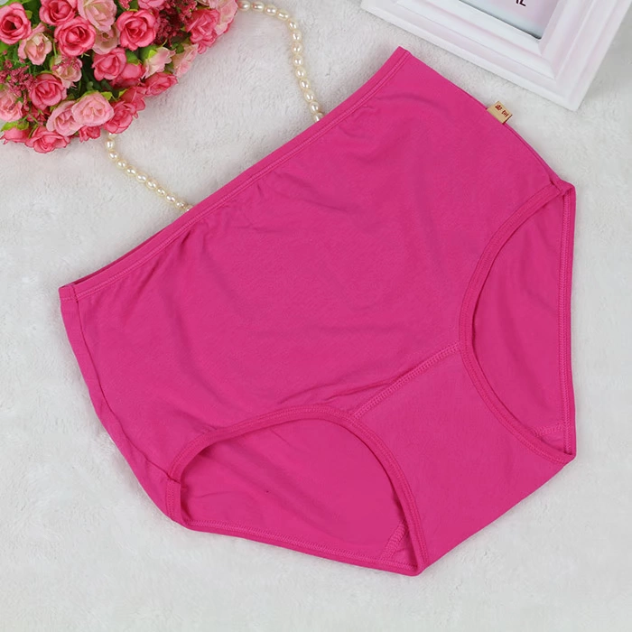 Panbao cotton trung niên Lycra cộng với phân bón để tăng đồ lót tam giác eo cao