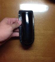 American original outdoor large leather fanny pack Waist cover LAPD NYPD OC cover