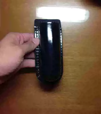 American original outdoor large leather fanny pack Waist cover LAPD NYPD OC cover