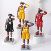NBA basketball star character hand dolls doll ornaments Kobe Kobe James souvenir to give boyfriend gifts