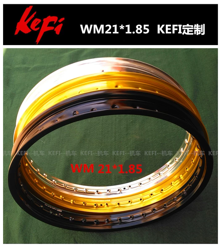 友 升 UNISON KEFI tùy chỉnh 19 inch 21 inch cường độ cao hợp kim nhôm xe máy bánh xe dây nói vòng