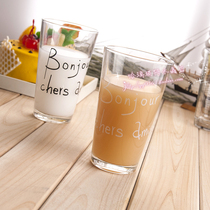 Cup glass home cute Cup personality Korean glass cup Korean juice cup creative trend female hipster