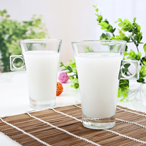 Personality fashion home coffee cup creative handle glass cup European latte cup juice cup tea cup