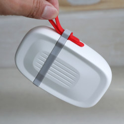 Portable Travel Soap Box with Lid, Double-Layered, Draining, Large Student Soap Box, Travel Small Soap Box, Waterproof Soap Holder