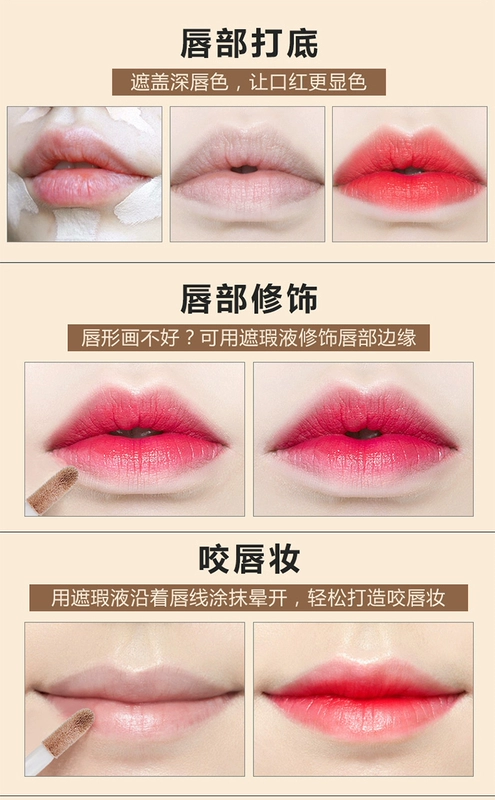 Kazi màu xanh che khuyết điểm bút che mặt Finch đốm mụn kéo dài không thấm nước dưỡng ẩm sửa chữa nữ chính