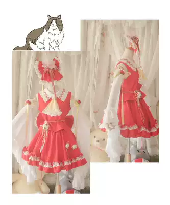 (March 8 Alliance)Pleated hell cos Oriental project Boli Lingmeng cosplay Lingmeng