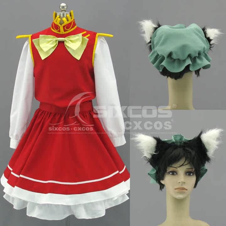 东方妖妖梦橙Chen cos服定做,让幻想走进现实_Cosplay女装_淘宝游戏网