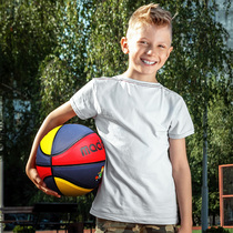 Children Basketball Kindergarten Elementary students Private 5 Number 4 Children Blue ball 7 Number of outdoor Cement Abrasion Resistant Soft Leather