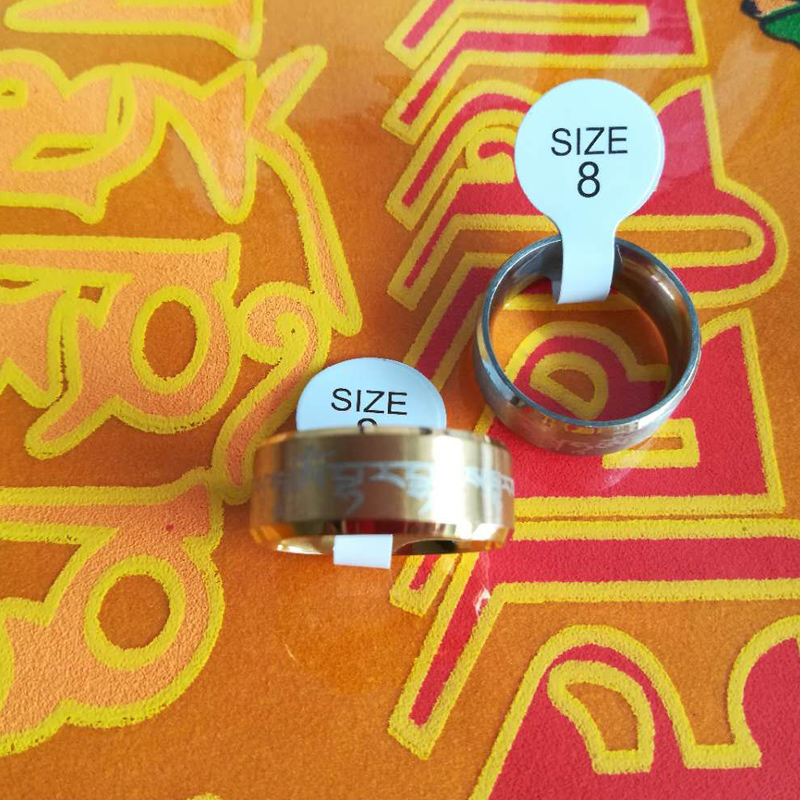 39 海海 法师 心咒 Phật giáo nhẫn đôi nhẫn trang sức Tây Tạng nhẫn vàng 18k