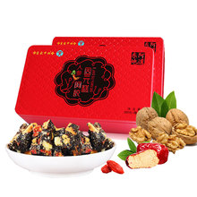 买1盒发2盒精品铁盒山东人参阿胶固元糕