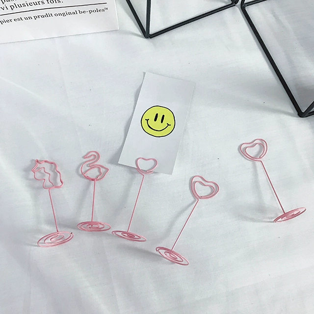 Flamingo tình yêu sắt rèn máy tính để bàn ảnh thư mục tin nhắn thư mục cô gái trái tim máy tính để bàn trang trí dễ thương sắt trang trí trang trí - Trang trí nội thất