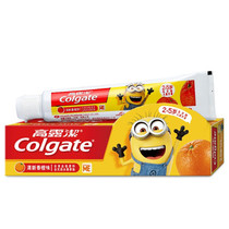 Colgate Miao Miao Brushes Anti-Toothpaste Children Toothpaste 40g Fruit Fresh Orange Flavor 2-5 Childrens baby teeth