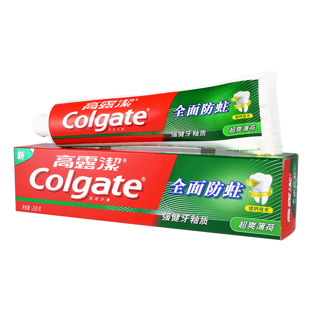 Colgate Comprehensive Mothproof Super Cool Mint Toothpaste Deep cleaning Mothproof solid teeth Fresh breath Toothpaste