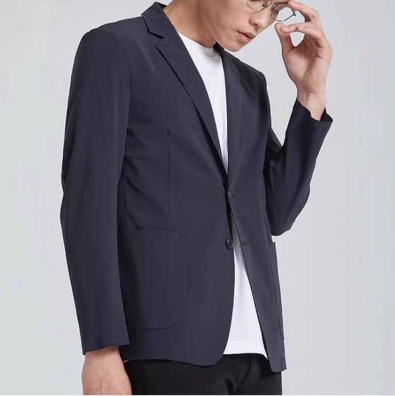 
G4CDX011SA Lijia Men's Spring Thin Fashion New Business Commuter Cool Casual Single Suit Jacket