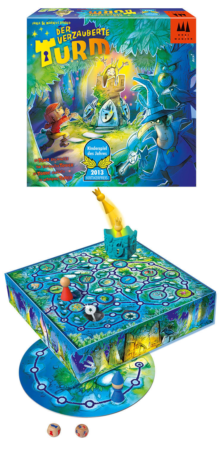 德國年度兒童桌游幽靈來敲門瓢蟲彩妝宴翻滾路易小巫見大巫藍標獎|兒童桌遊類|ETMall東森購物網