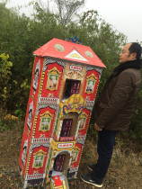 Factory direct sales of funeral and funeral supplies wholesale: three-story 16-meter folding spiritual house expand and sell