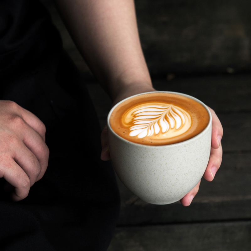 Japanese Retro Ceramic Hand-Held Coffee Cup Latte Art Macchiato Coffee Mug 280ml Japanese Retro Ceramic Hand-Held Coffee Cup Latte Art Macchiato Coffee Mug 280ml