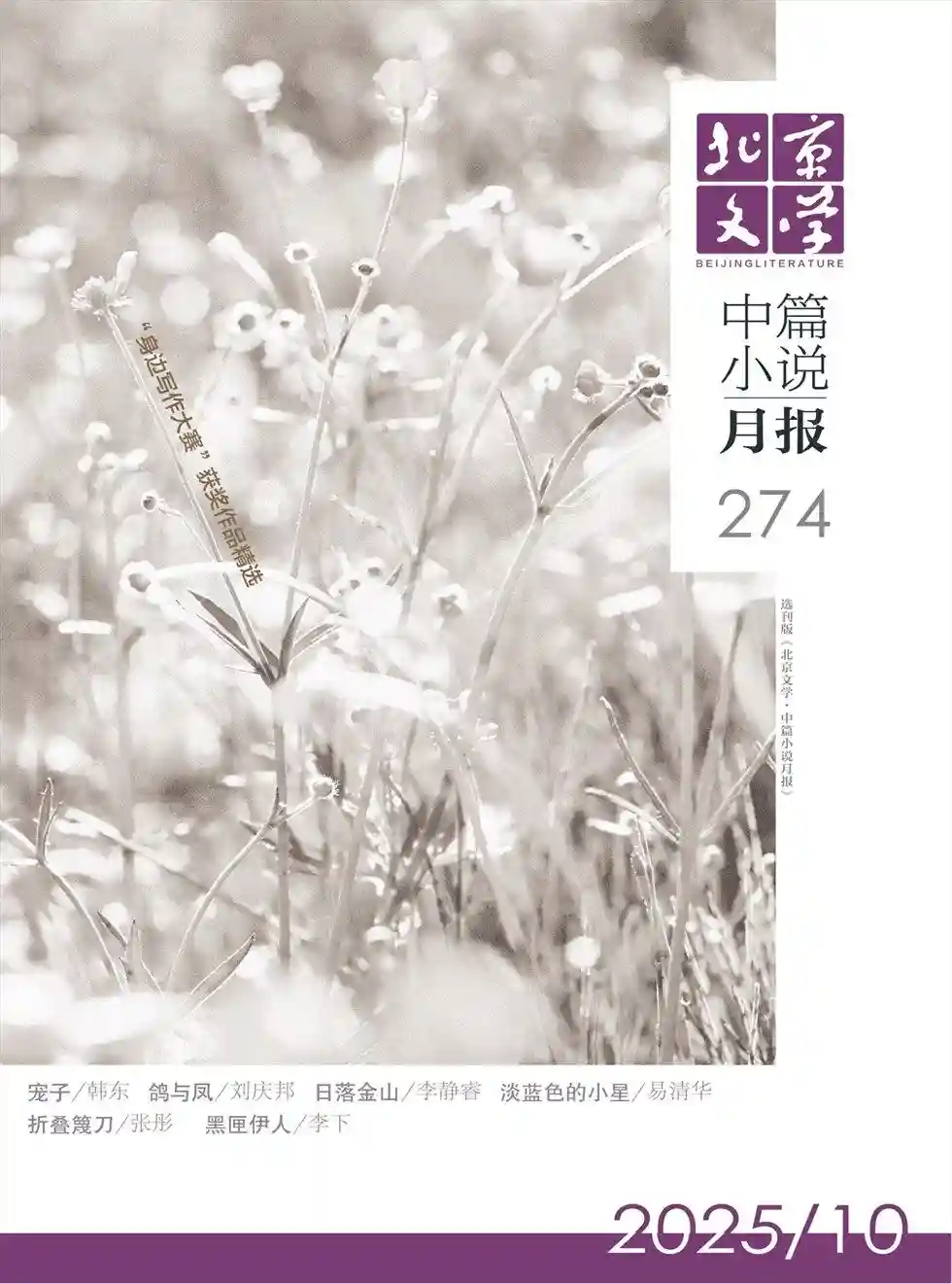《北京文学·中篇小说月报》2025年第10期全彩精校PDF杂志下载-谷酷资源网