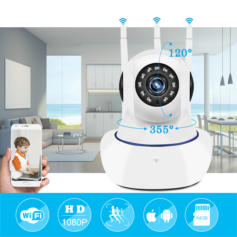 HD Wireless IP wifi Camera 1080P CCTV Wireless remote monitoring network Camera