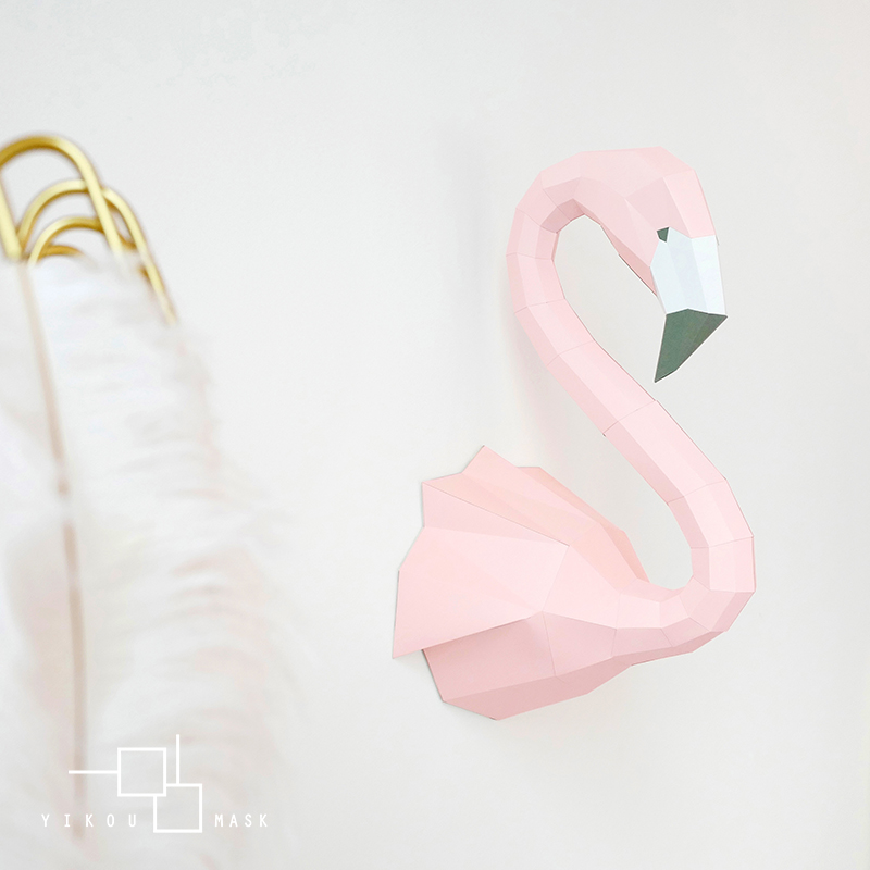 Handmade Creative Fire Spirits Creative Paper Mold Wall Accessories Art 3d Cubism Brief Nordic Pendulum Pieces INS Home-Taobao