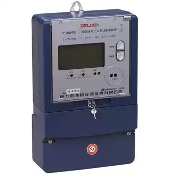 Delixi DSSD607 3(6)A1 5(6) Simple multi-function 1 0-stage three-phase four-wire electronic electric energy meter